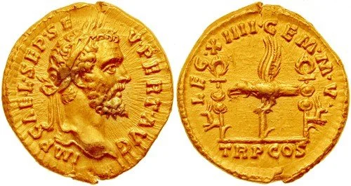 Roman coin, the aureus