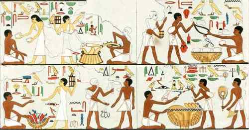 Food Scenes In Ancient Egypt