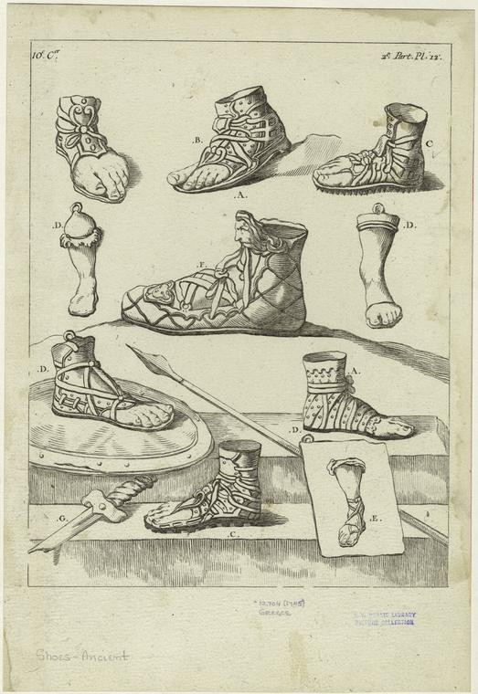 Footwear in ancient Greece