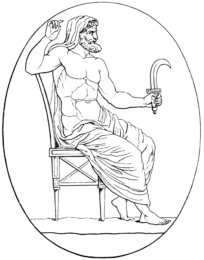 Ancient Greek god Cronos