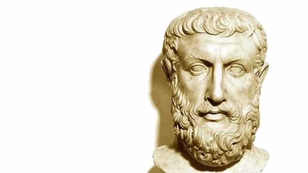 Greek philosopher Parmenides