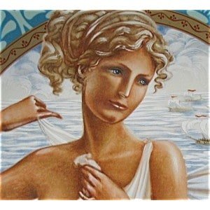 Aphrodite, the Greek goddess of love