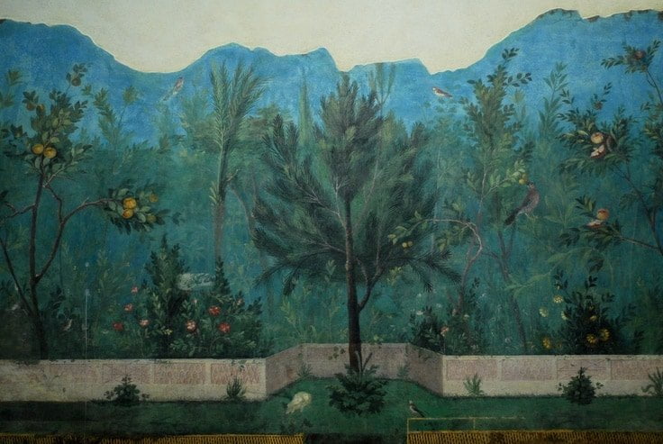 Fresco wall from the House of Livia