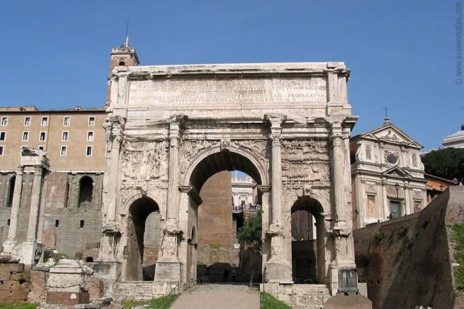 Arch of Septimius Severus, Rome