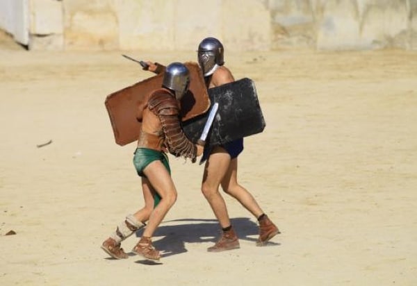 Tetraites, Rzymski Gladiator