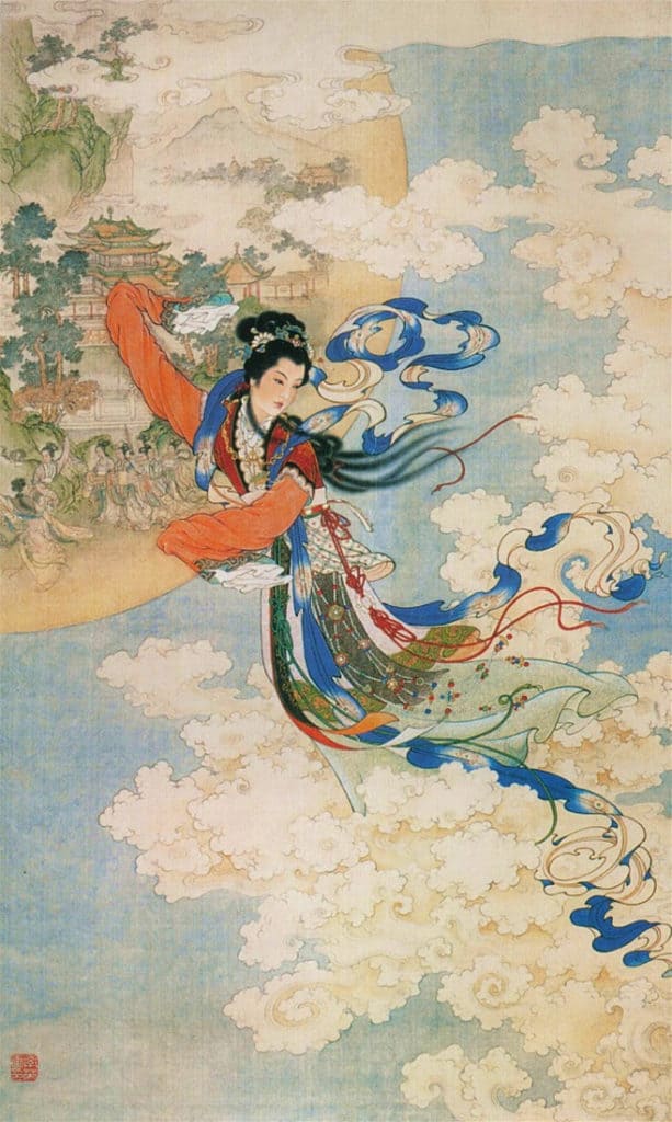 Chinese goddess of the moon, Chang-O