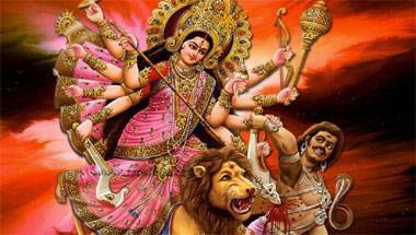 The goddess Durga