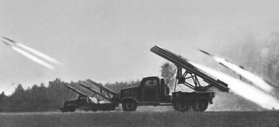 Katyusha rocket launcher, World War II