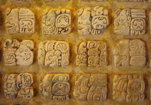 Mayan writing system