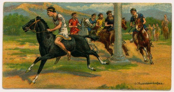 Horse racing, ancient Greece games