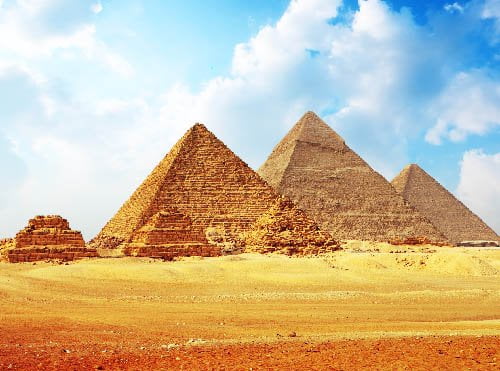 The Great Pyramid at Giza, Egypt