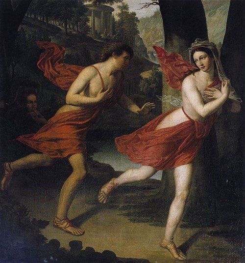 Roman mythology, the story of Apollo and Cassandra