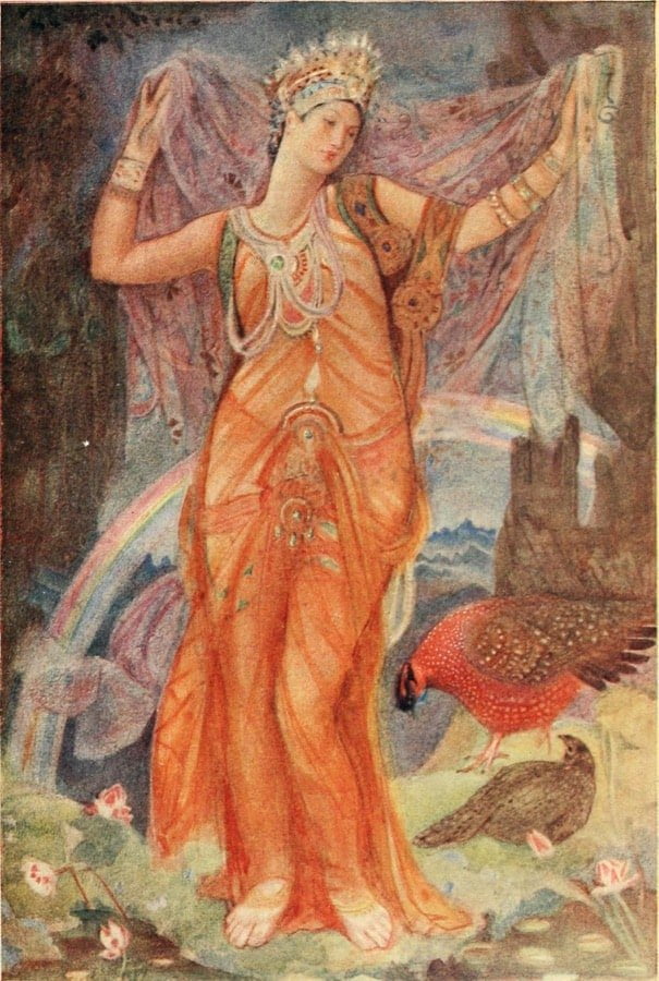 Ishtar or Inanna, the goddess of love and procreation