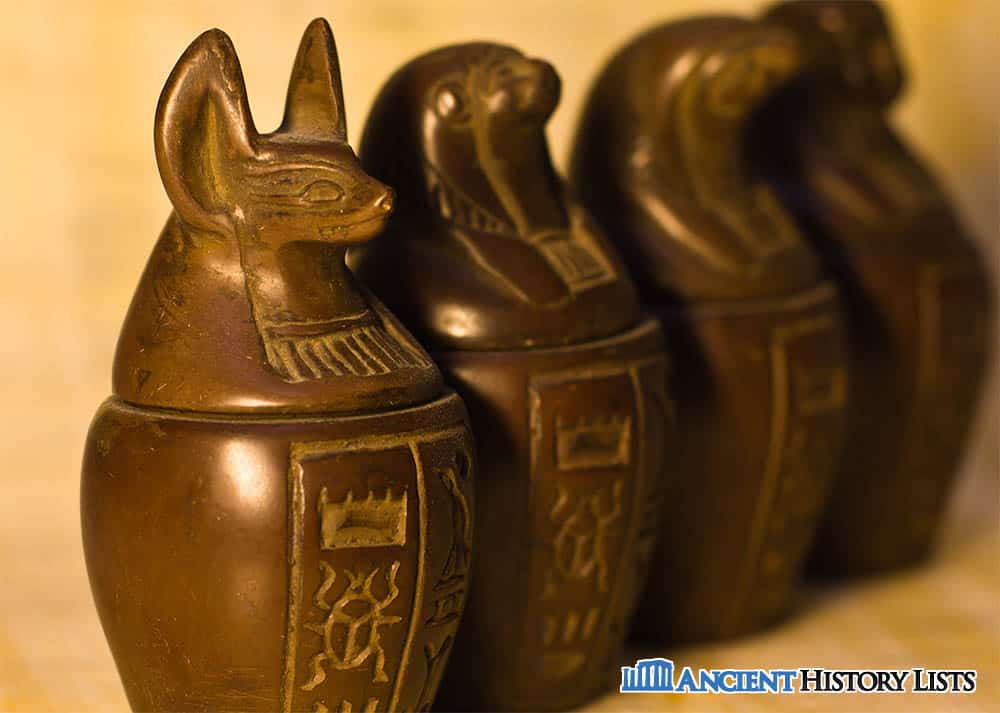 canopic jars