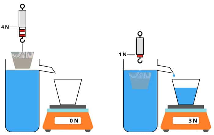 Archimedes’ Principle Diagram