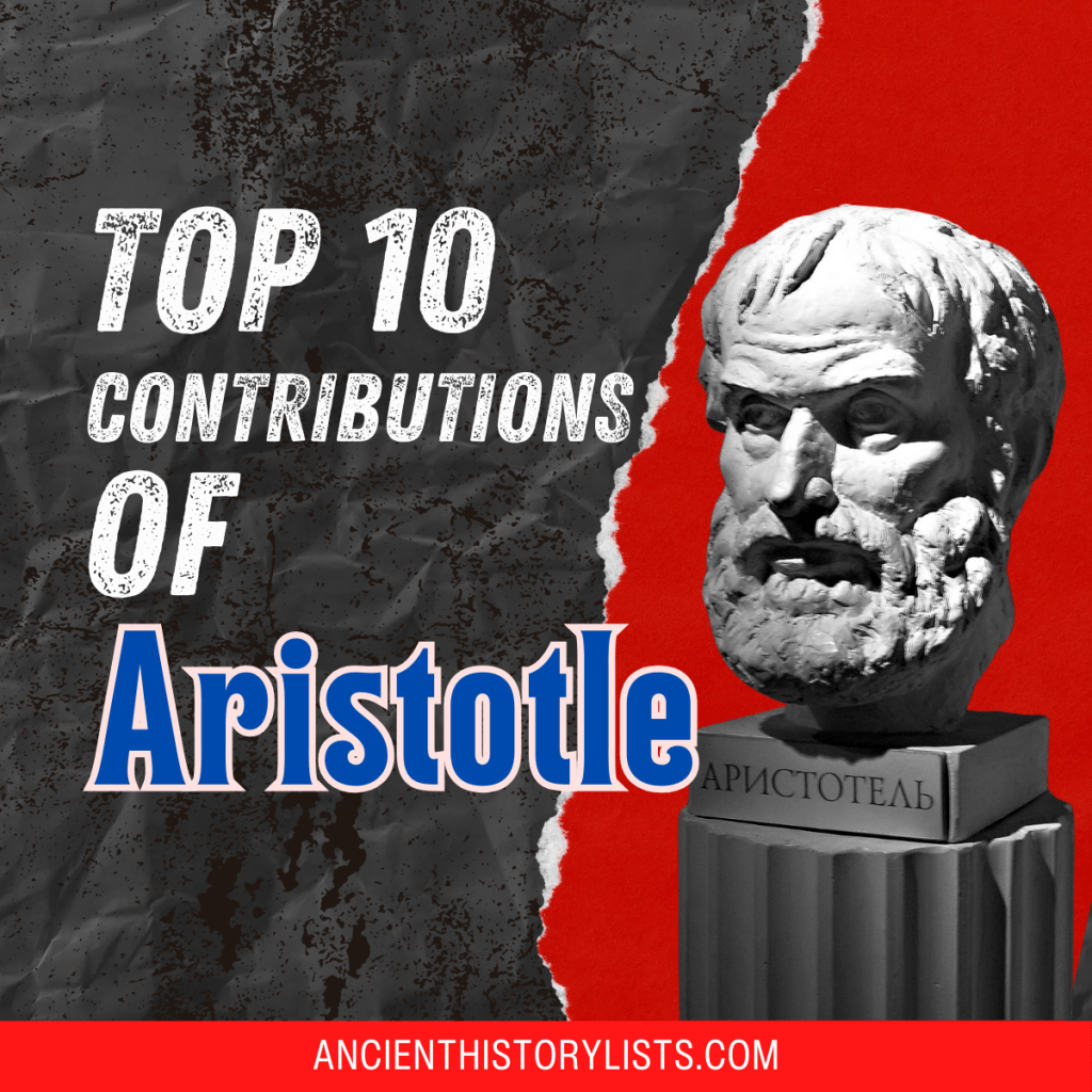 Contributions of Aristotle