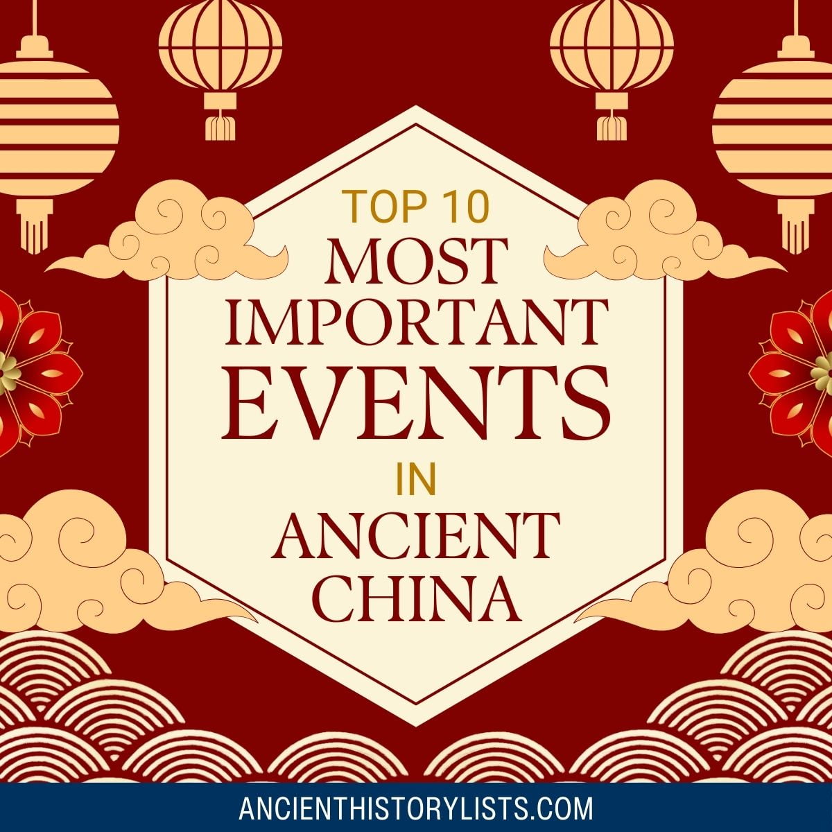 Most Important Events in Ancient China