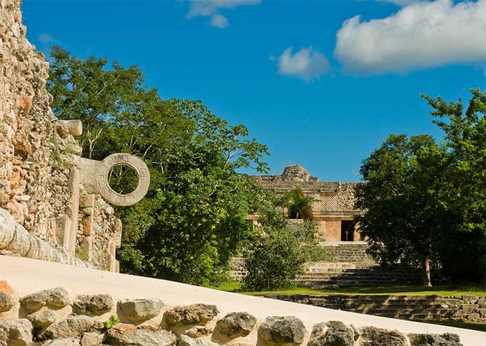 Ancient Maya ball court
