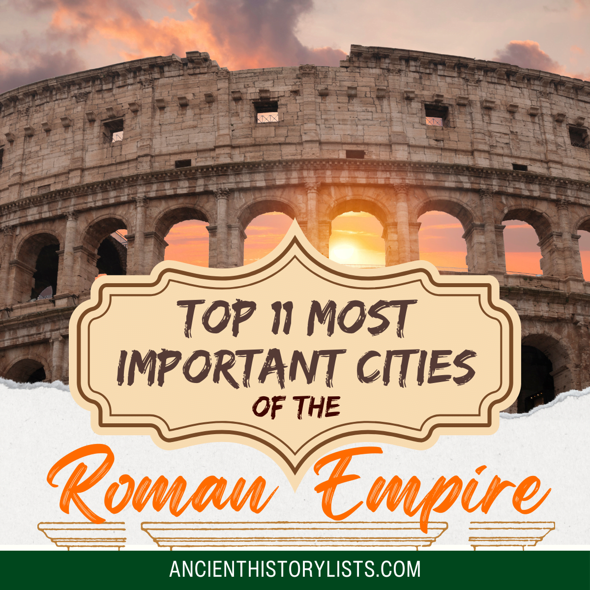 Important Cities of the Roman Empire