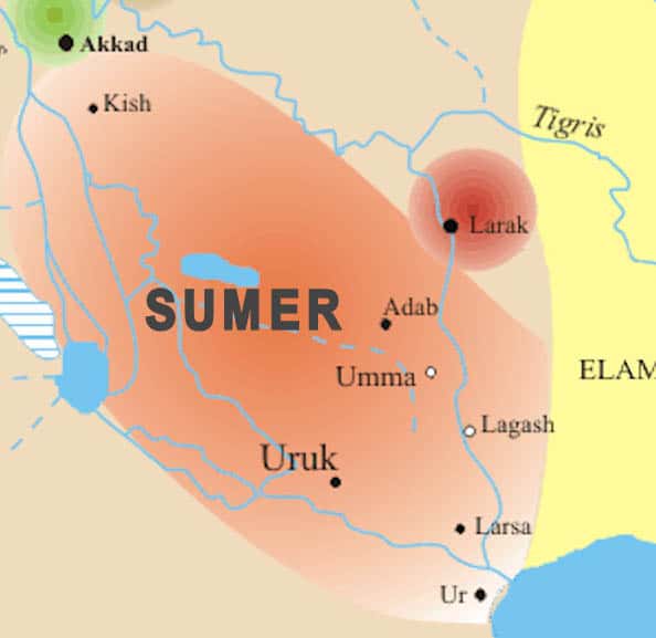 Uruk sumerian city