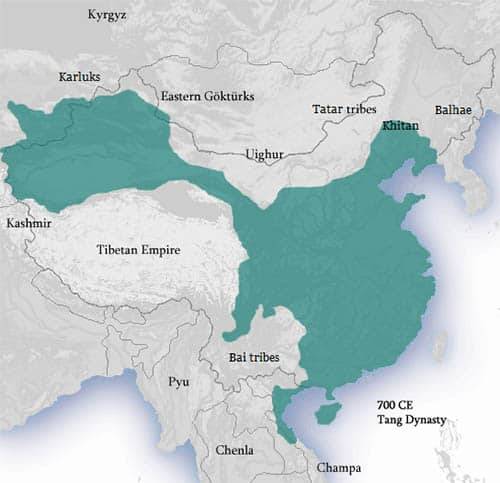 Tang Dynasty Map